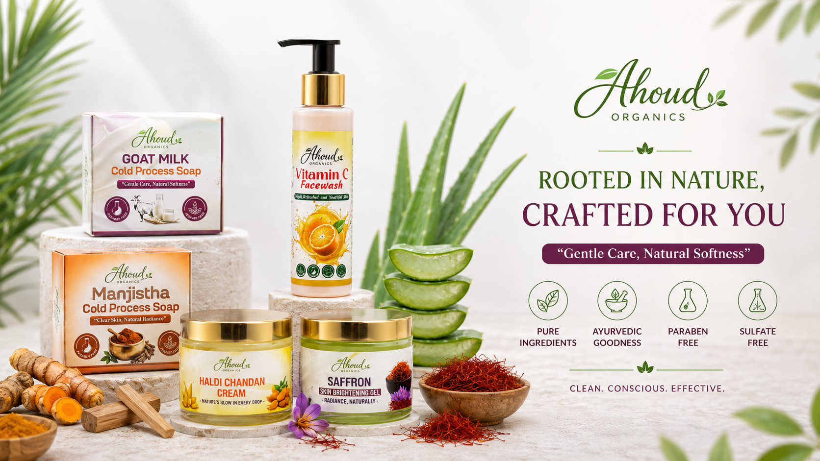 Ahoud Organics natural skincare products free from ammonia, PPD, hydrogen peroxide, formaldehyde, lead acetate and resorcinol