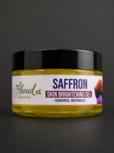 Natural Saffron Skin Brightening Gel by Ahoud Organics.