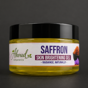 Natural Saffron Skin Brightening Gel by Ahoud Organics.