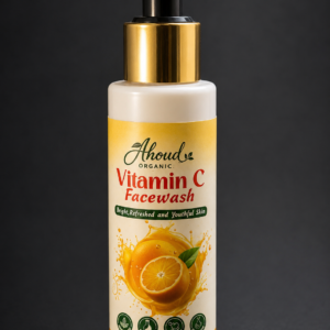 Ahoud Organics Vitamin C Face Wash made with natural ingredients for brighter and healthier-looking skin.